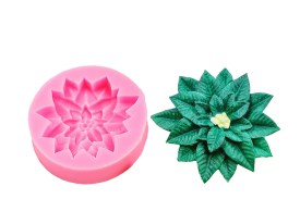 Molde silicona Acebo de Navidad